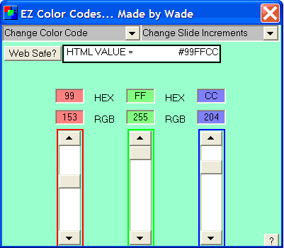 HTML Color Manager